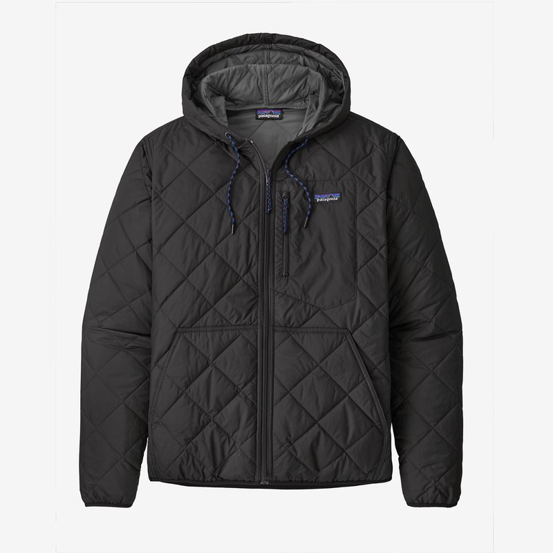 Patagonia Men's Diamond Quilted Bomber Hoody - Black