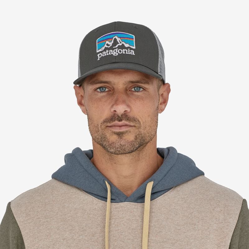 Patagonia Fitz Roy Horizons Trucker Hat - Forge Grey
