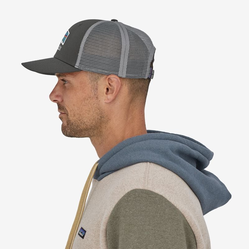 Patagonia Fitz Roy Horizons Trucker Hat - Forge Grey