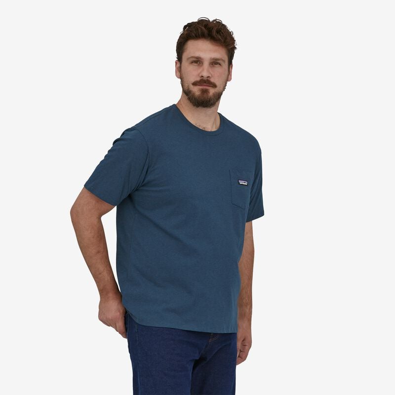 Patagonia Men's Regenerative Organic Certified™ Cotton Lightweight Pocket Tee - Birch White