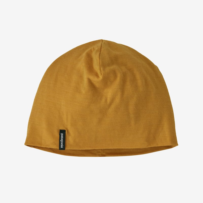 Patagonia Overlook Merino Wool Liner Beanie - Cabin Gold