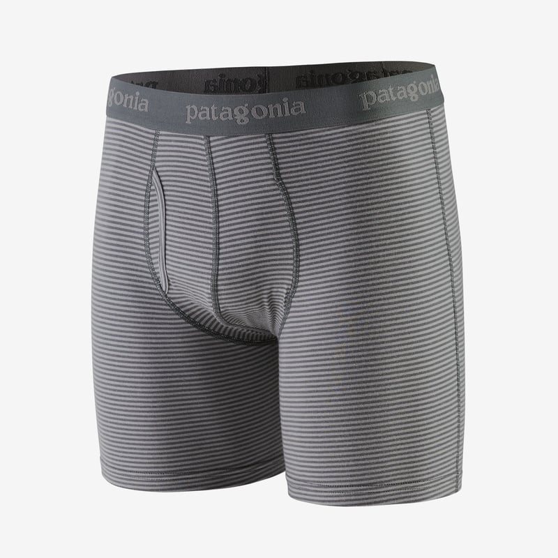 Patagonia Men's Essential Boxer Briefs - 6" - Fathom: Forge Grey