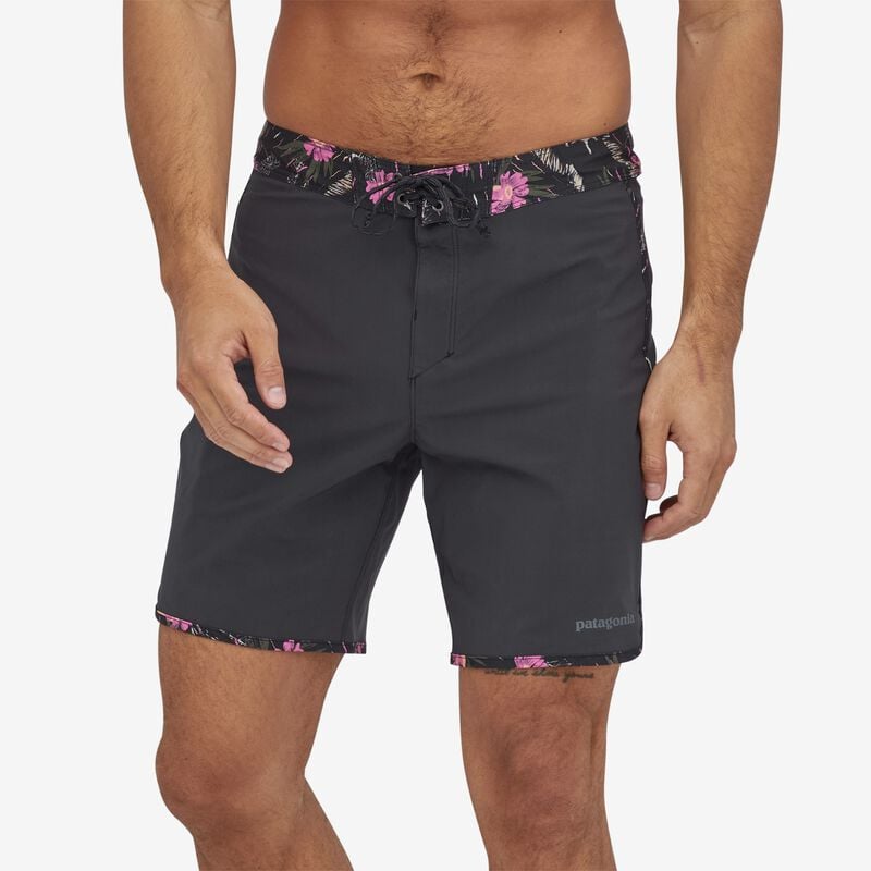 Patagonia Men's Hydropeak Scallop Boardshorts - 18" - Ink Black w/Faria Multi HZ