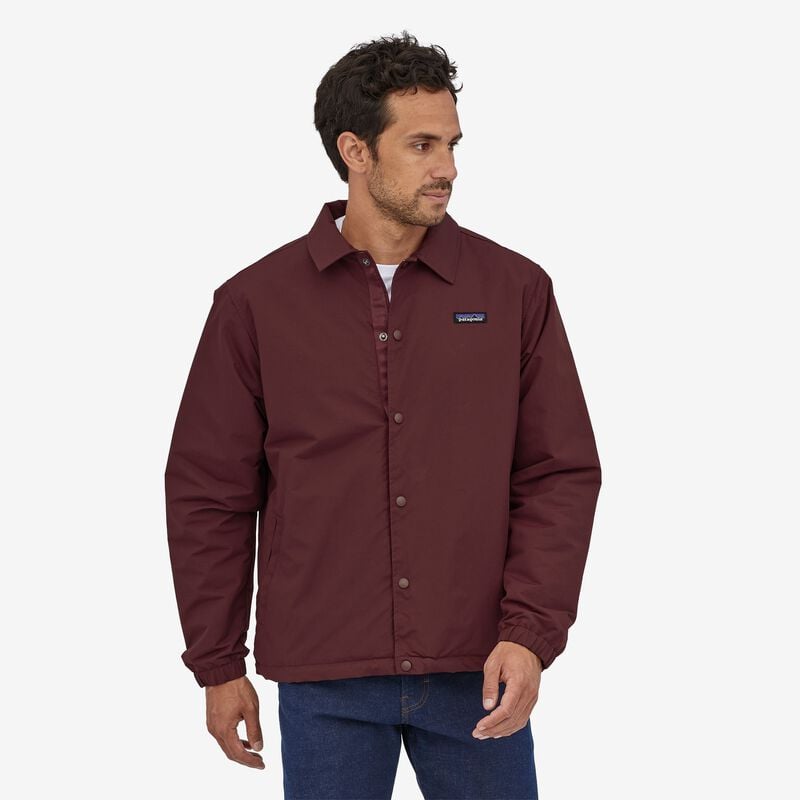 Patagonia Men's Lined Isthmus Coaches Jacket - Dark Ruby