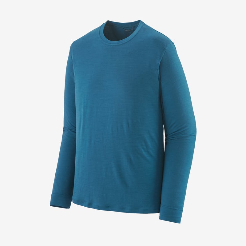 Patagonia Men's Long-Sleeved Capilene® Cool Merino Shirt - Wavy Blue