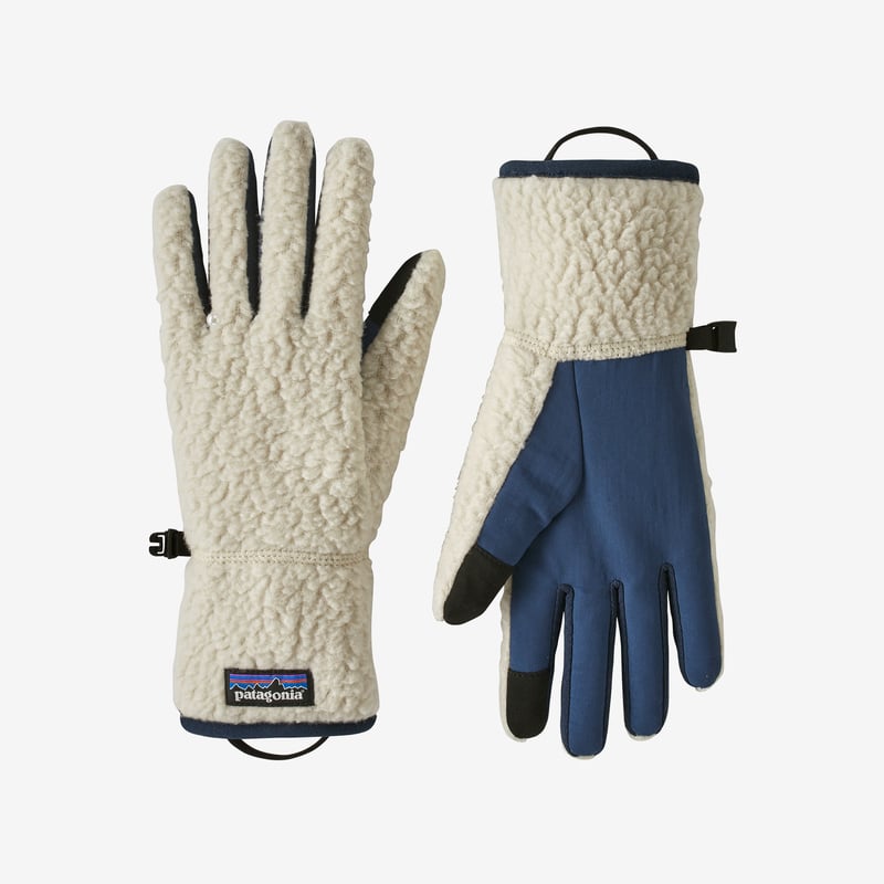 Patagonia Retro Pile Fleece Gloves - Pelican