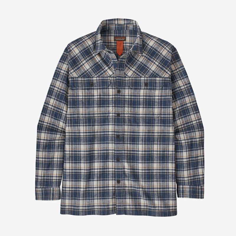 Patagonia Men's Light Farrier's Shirt - Arroyo Plaid: Stone Blue