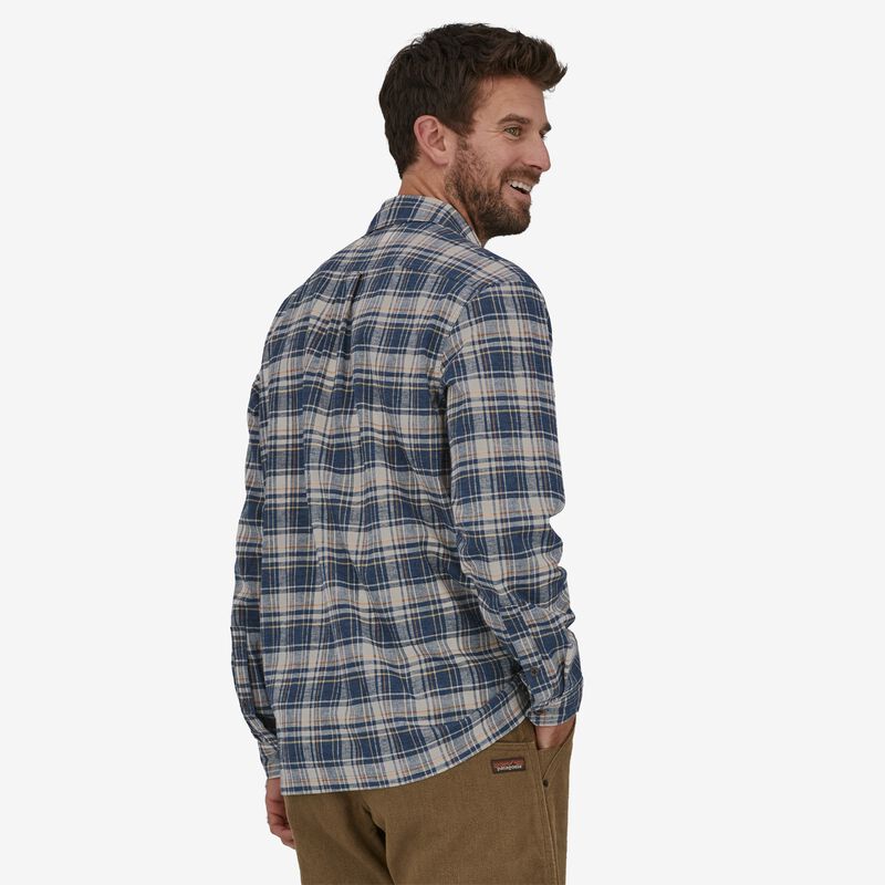 Patagonia Men's Light Farrier's Shirt - Arroyo Plaid: Stone Blue