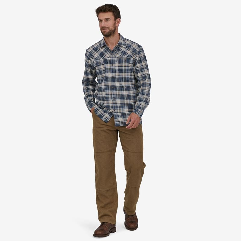 Patagonia Men's Light Farrier's Shirt - Arroyo Plaid: Stone Blue