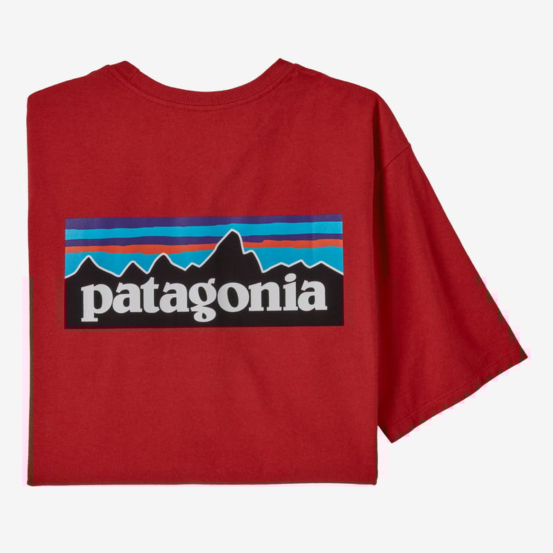 Patagonia Men's P-6 Logo Responsibili-Tee® - Sumac Red