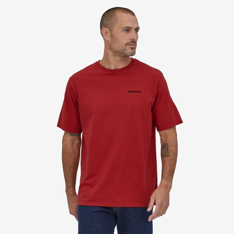 Patagonia Men's P-6 Logo Responsibili-Tee® - Sumac Red