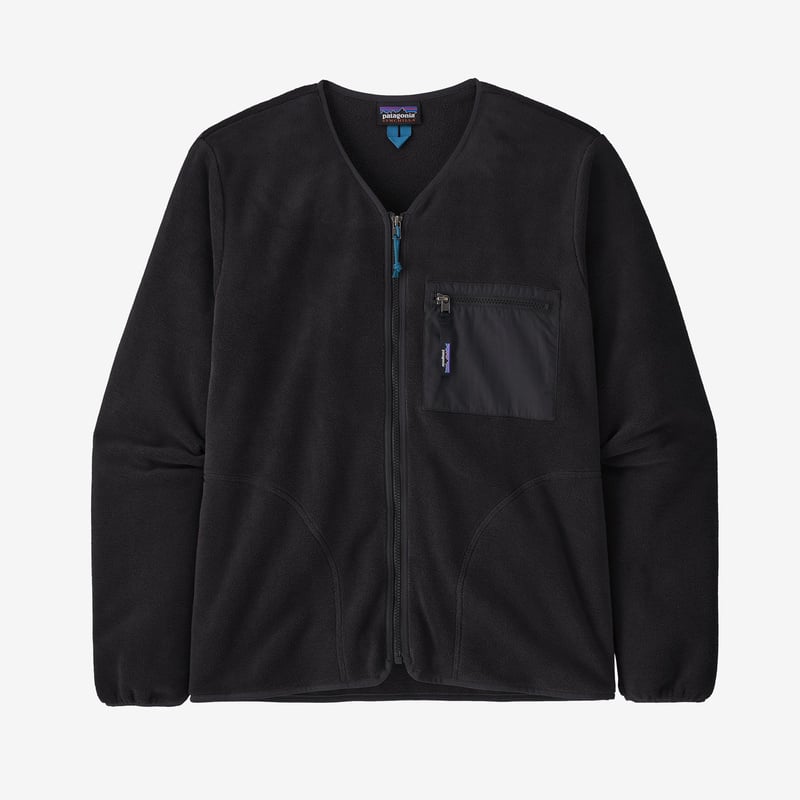 Patagonia Synchilla® Fleece Cardigan Jacket - Black