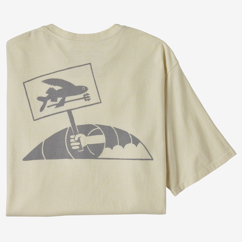 Patagonia Men's Flying Fish Protest Responsibili-Tee® - Birch White