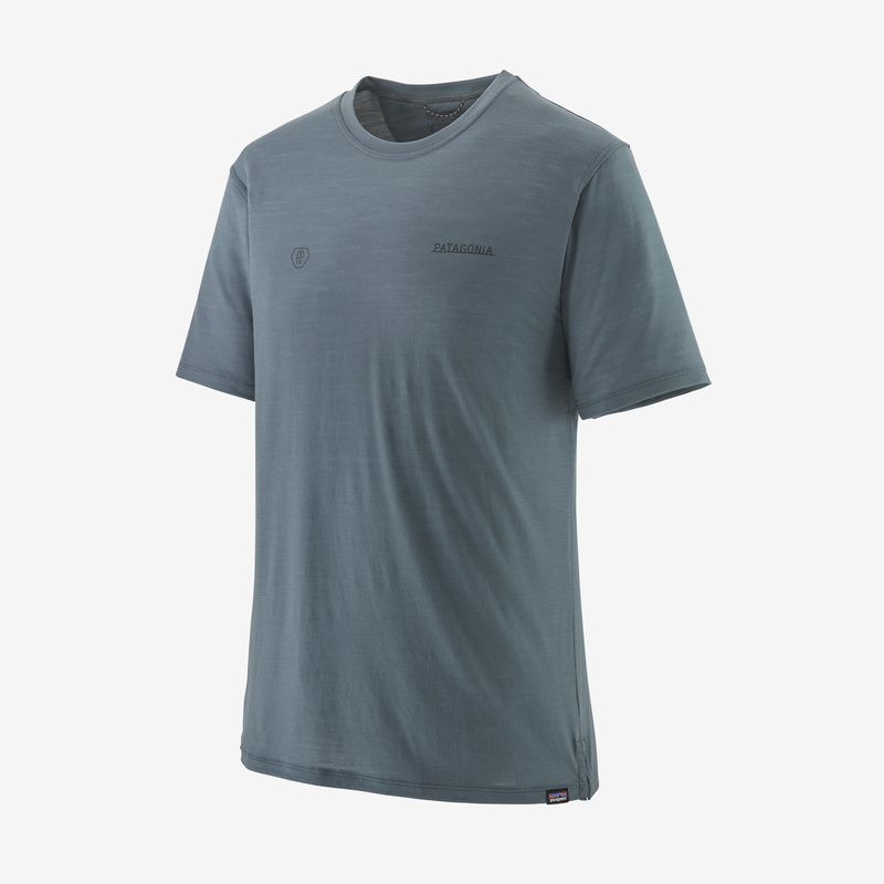 Patagonia Men's Capilene® Cool Merino Graphic Shirt - Forge Mark Icons: Plume Grey