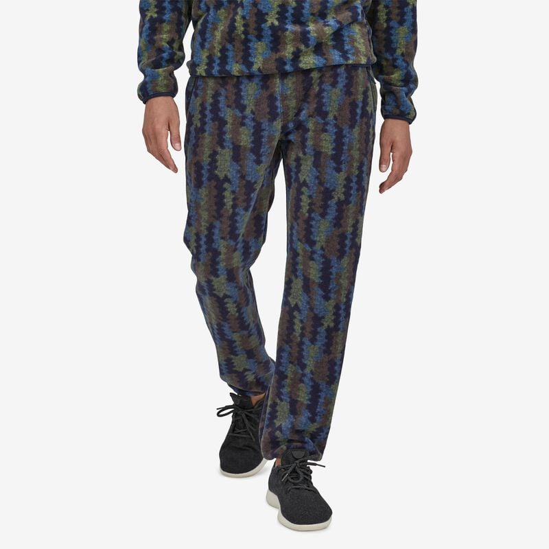 Patagonia Men's Synchilla® Fleece Pants - Climbing Trees Ikat: New Navy