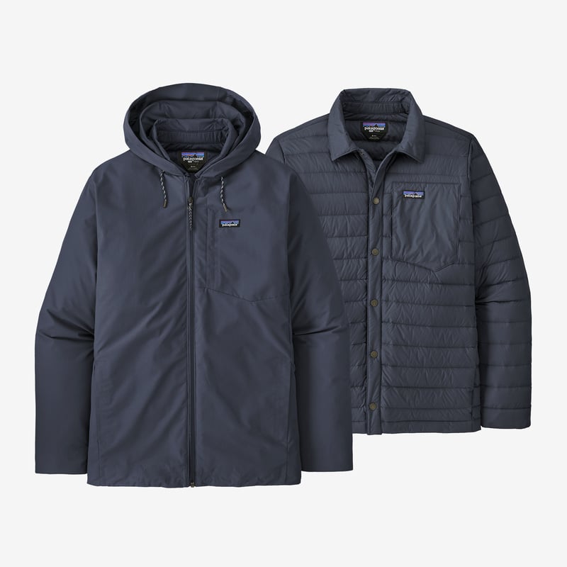 Patagonia Men's Downdrift 3-in-1 Jacket - Smolder Blue