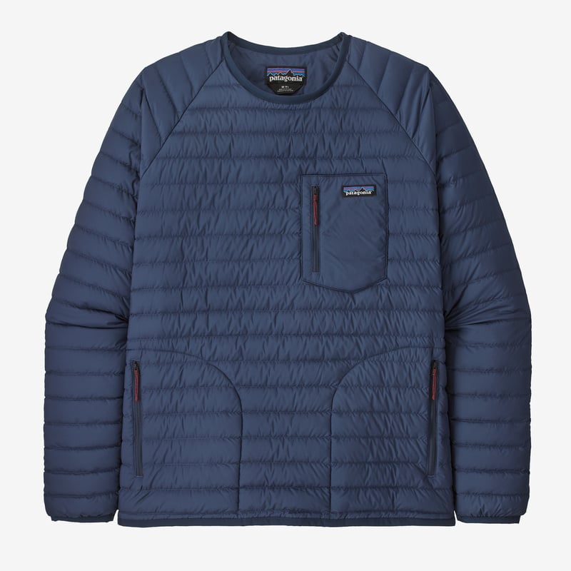 Patagonia Men's Silent Down Crew - New Navy