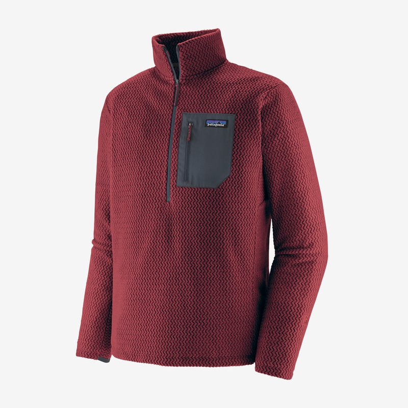 Patagonia Men's R1® Air Zip-Neck - Sequoia Red