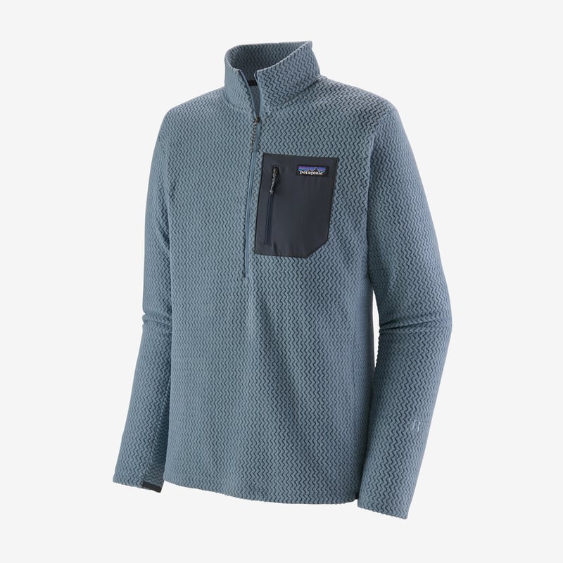 Patagonia Men's R1® Air Zip-Neck - Light Plume Grey