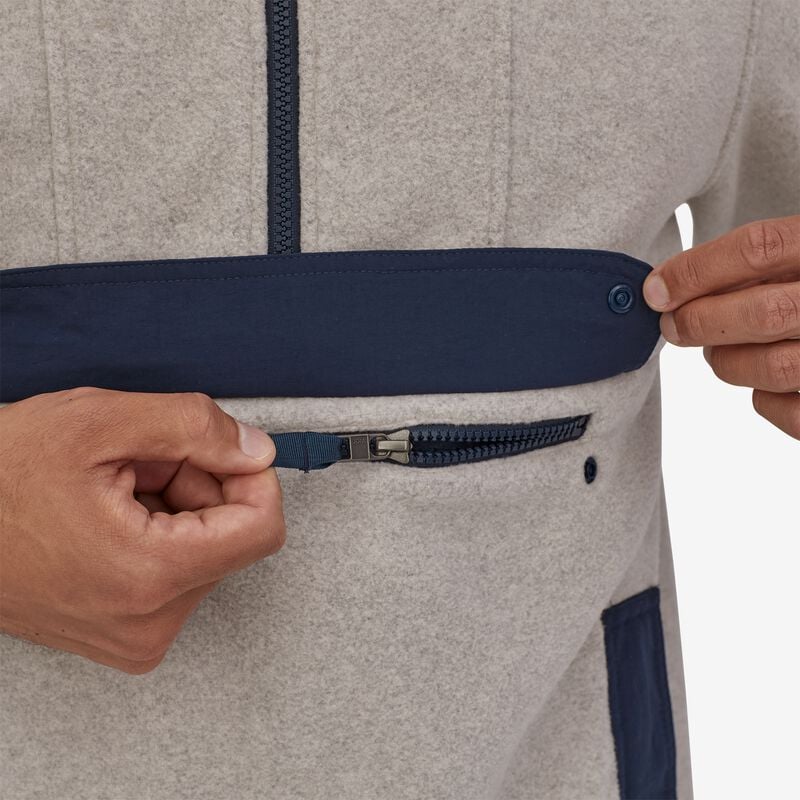 Patagonia Synchilla® Fleece Anorak - New Navy w/Smolder Blue