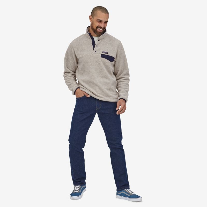 Patagonia Men's Lightweight Synchilla® Snap-T® Fleece Pullover - Oatmeal Heather