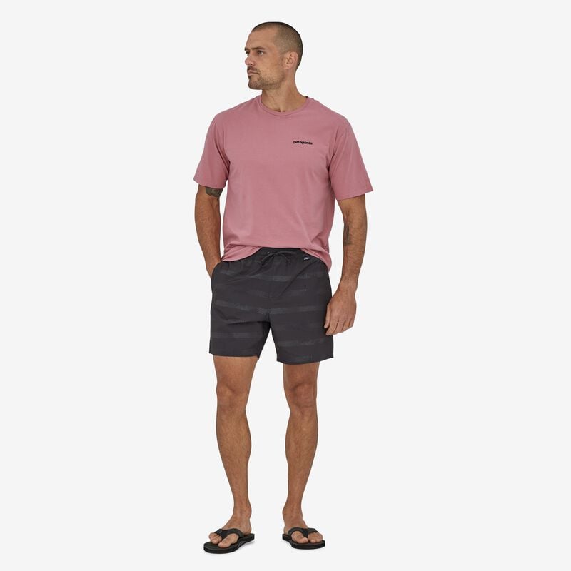 Patagonia Men's Hydropeak Volley Shorts - 16" - Marine Fog: Ink Black