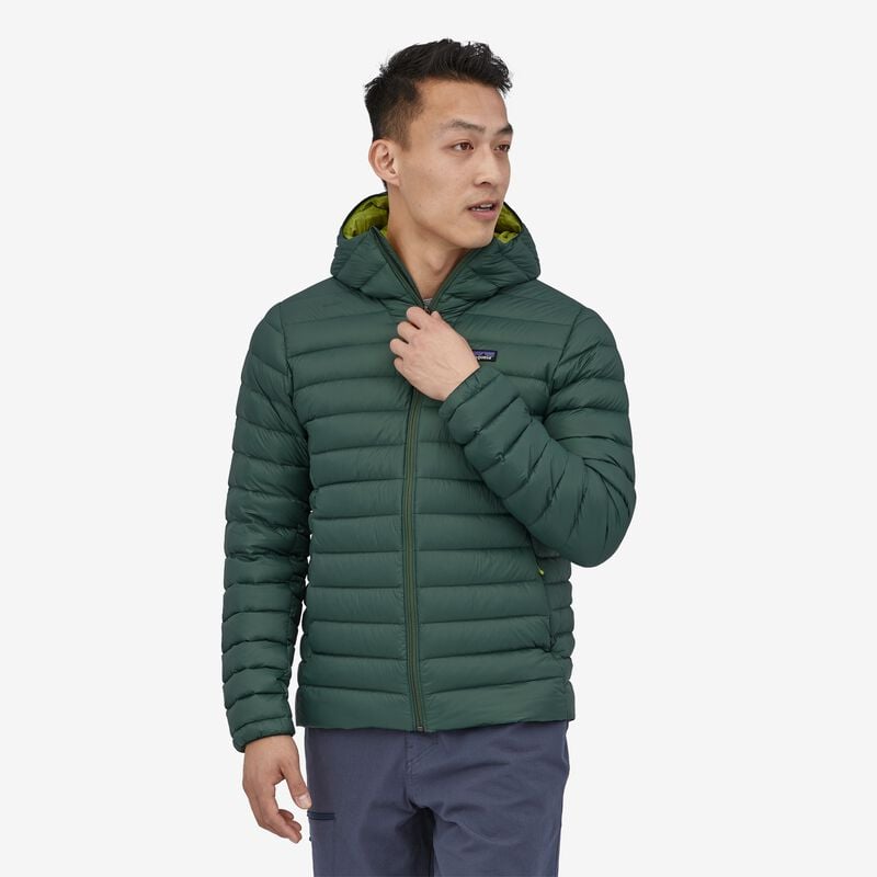 Patagonia Men's Down Sweater Hoody - Pinyon Green