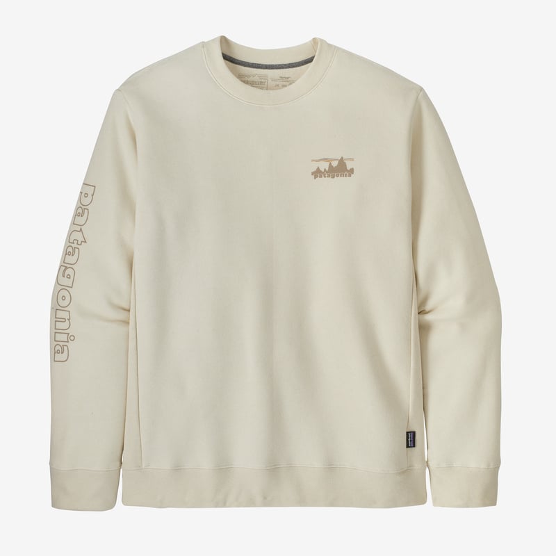 Patagonia 73 Skyline Uprisal Crew Sweatshirt - Birch White
