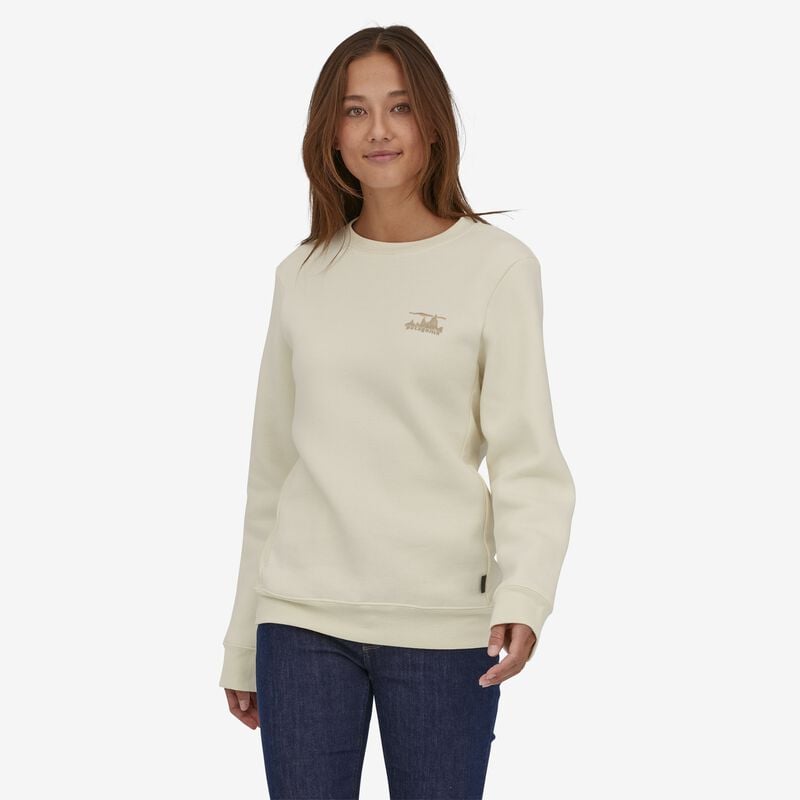 Patagonia 73 Skyline Uprisal Crew Sweatshirt - Birch White