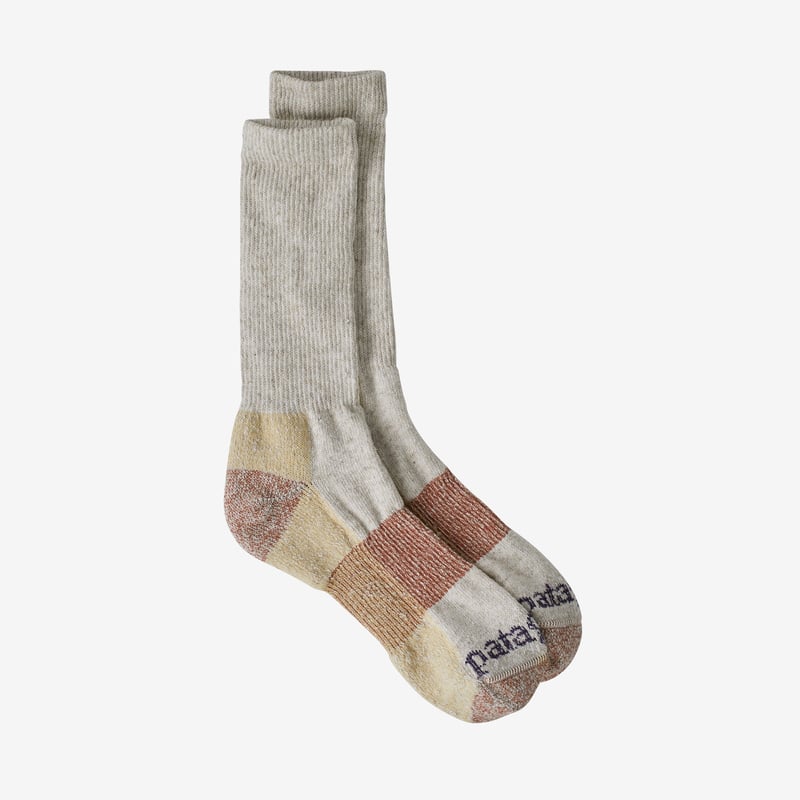 Patagonia Hemp Crew Socks - Journey Home: Sisu Brown
