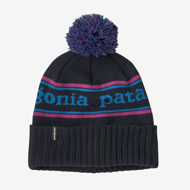 Patagonia Powder Town Beanie - Park Stripe: Pitch Blue