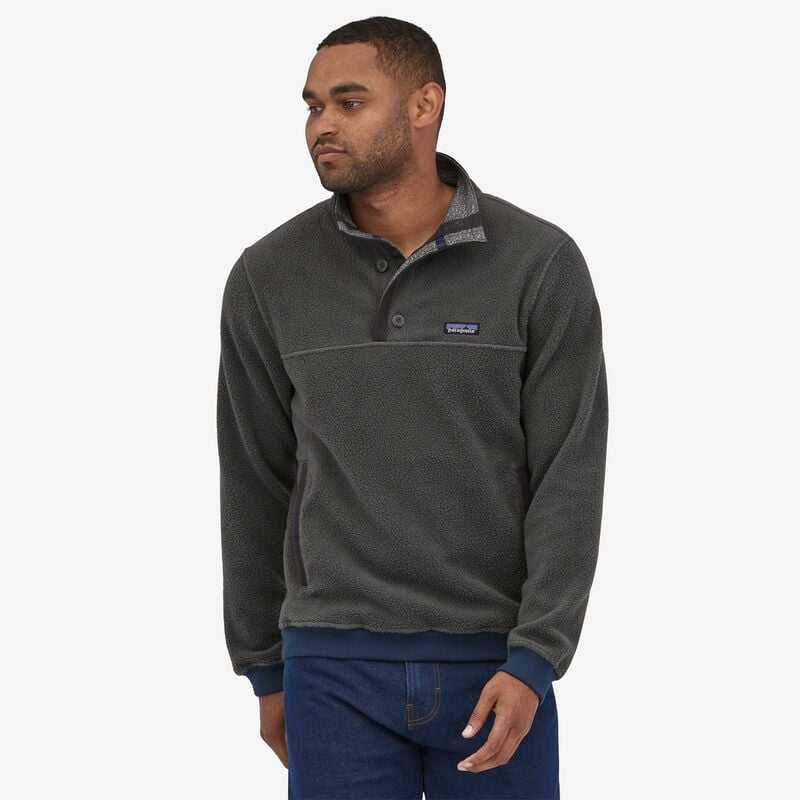 Patagonia Men's Shearling Button Fleece Pullover - X-Ray Grey™