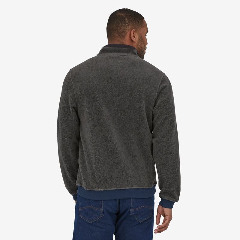 Patagonia Men's Shearling Button Fleece Pullover - X-Ray Grey™