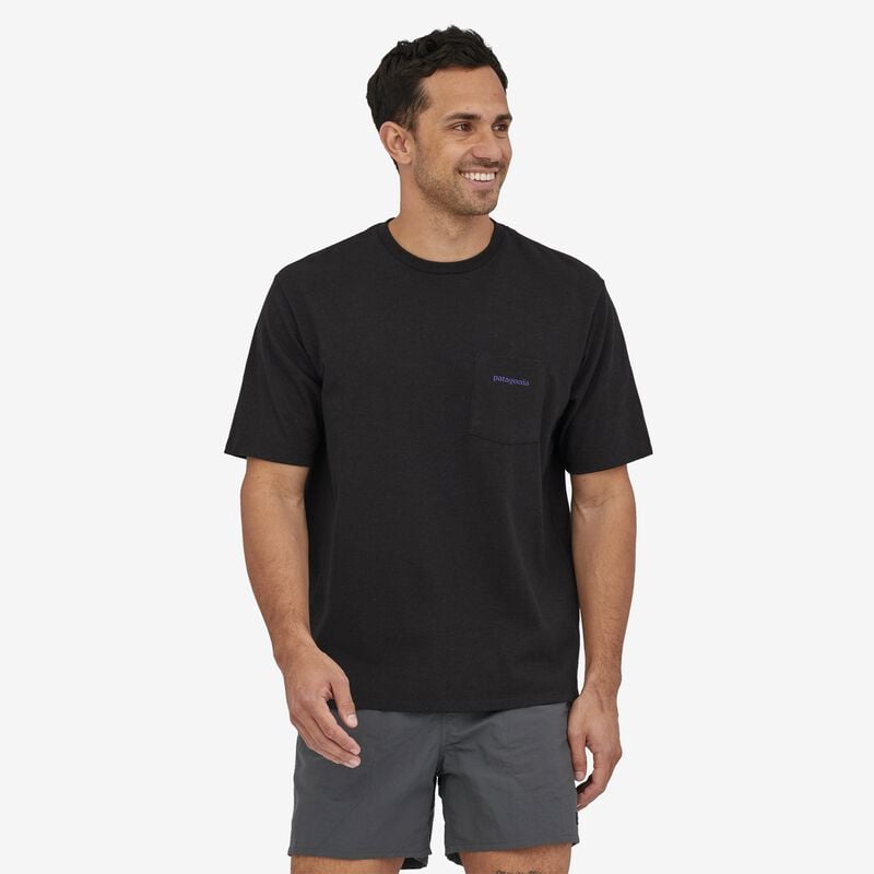 Patagonia Men's Boardshort Logo Pocket Responsibili-Tee® - Stone Blue