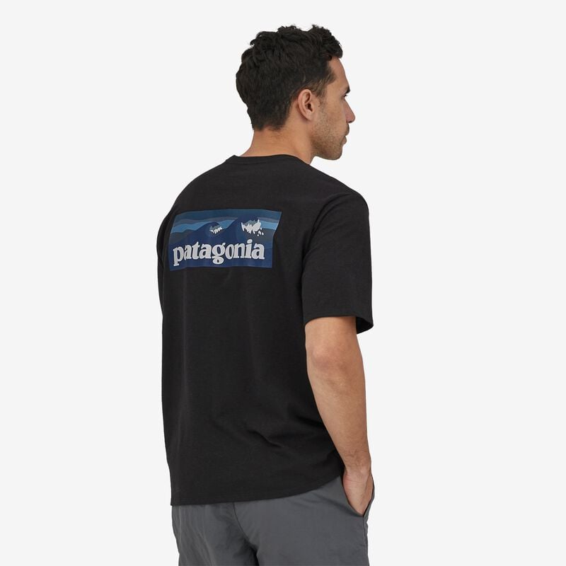 Patagonia Men's Boardshort Logo Pocket Responsibili-Tee® - Stone Blue