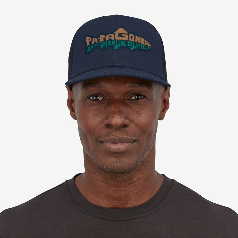 Patagonia Take a Stand Trucker Hat - Bayou Badge: White