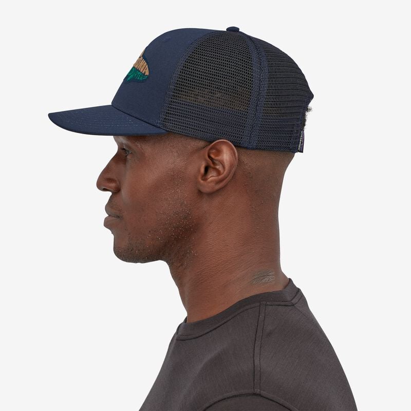 Patagonia Take a Stand Trucker Hat - Bayou Badge: White