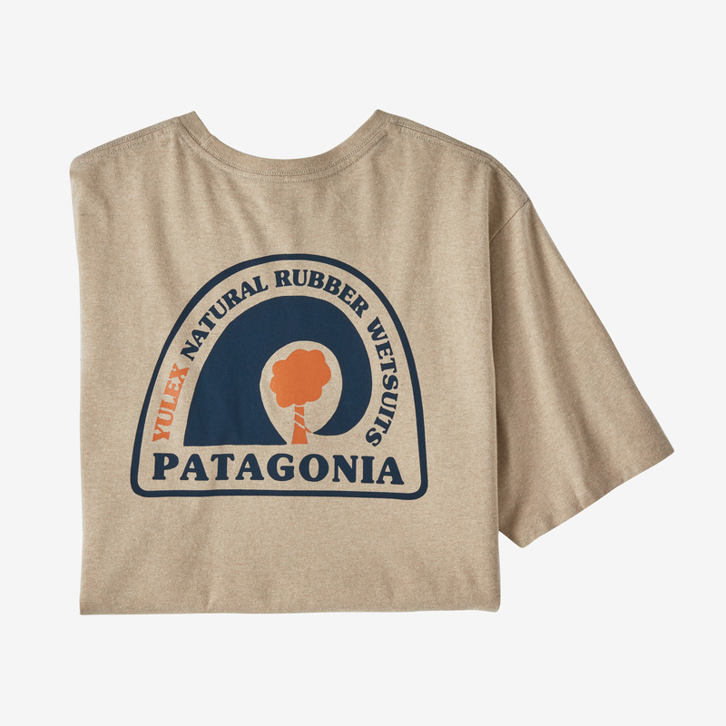 Patagonia Men's Rubber Tree Mark Responsibili-Tee® - Oar Tan
