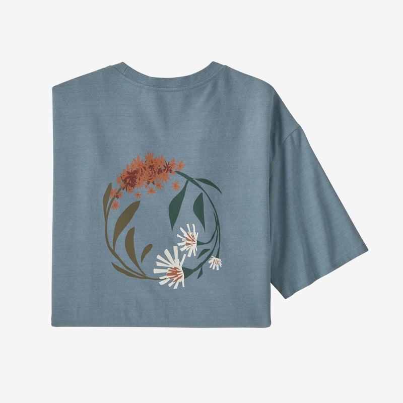Patagonia Men's Tee-Cycle™ T-Shirt - Spring Cycle: Light Plume Grey