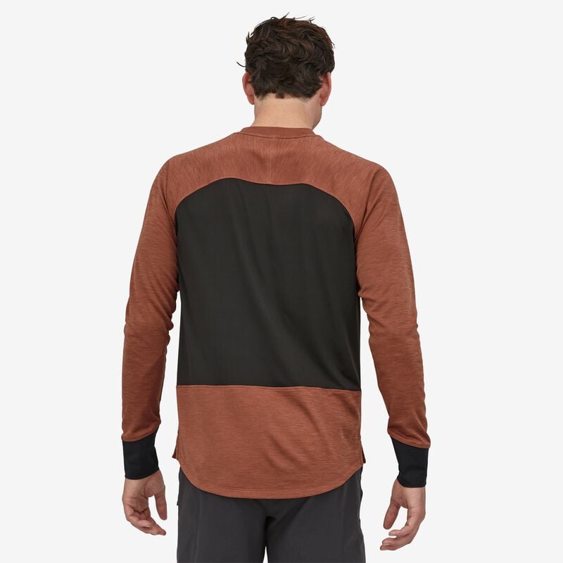 Patagonia Men's Long-Sleeved Dirt Craft Bike Jersey - Sisu Brown