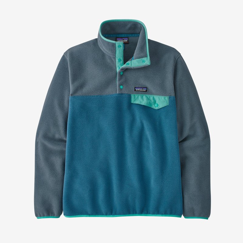 Patagonia Men's Lightweight Synchilla® Snap-T® Fleece Pullover - Wavy Blue