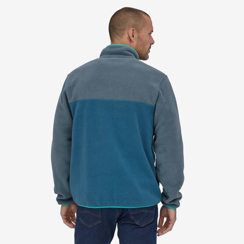 Patagonia Men's Lightweight Synchilla® Snap-T® Fleece Pullover - Wavy Blue