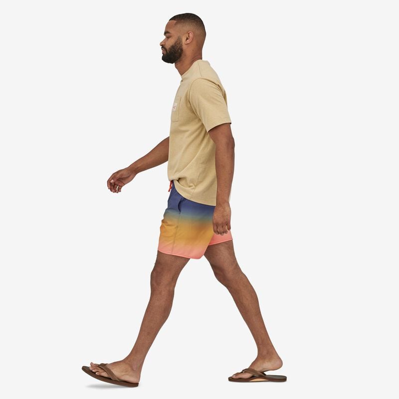 Patagonia Men's Hydropeak Volley Shorts - 16" - Cosmic Gradients: Tigerlily Orange