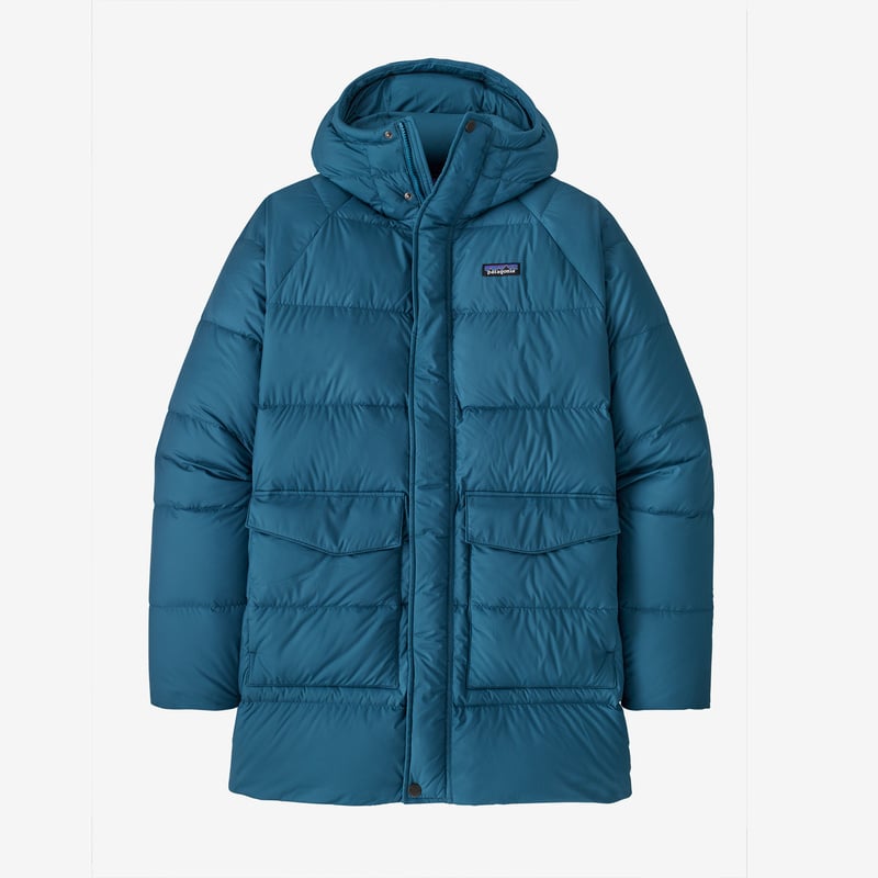 Patagonia Men's Silent Down Parka - Wavy Blue
