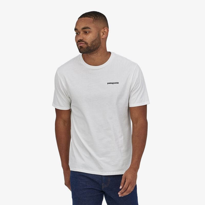 Patagonia Men's P-6 Mission Organic T-Shirt - Sound Blue