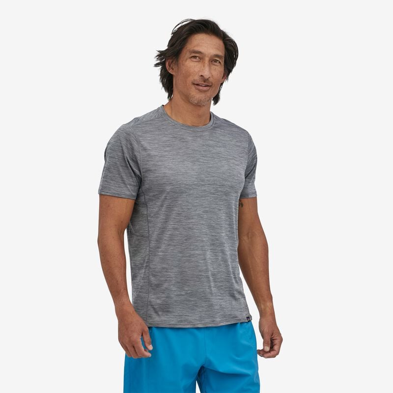 Patagonia Men's Capilene® Cool Lightweight Shirt - Forge Grey - Feather Grey X-Dye