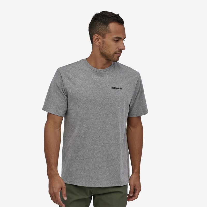 Patagonia Men's P-6 Logo Responsibili-Tee® - Gravel Heather