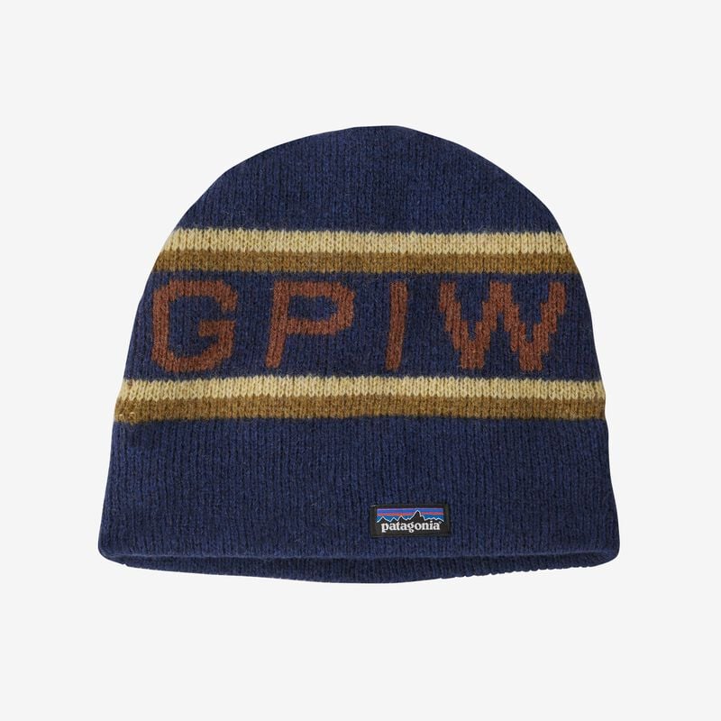 Patagonia Fun Hog Beanie - Spirited Seasons Knit: Cabin Gold