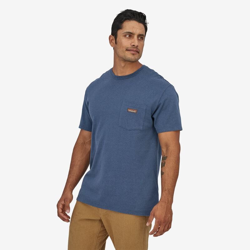 Patagonia Men's Work Pocket Tee Shirt - Stone Blue