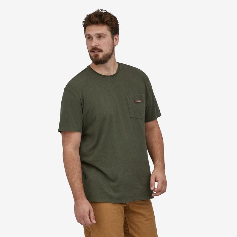 Patagonia Men's Work Pocket Tee Shirt - Stone Blue